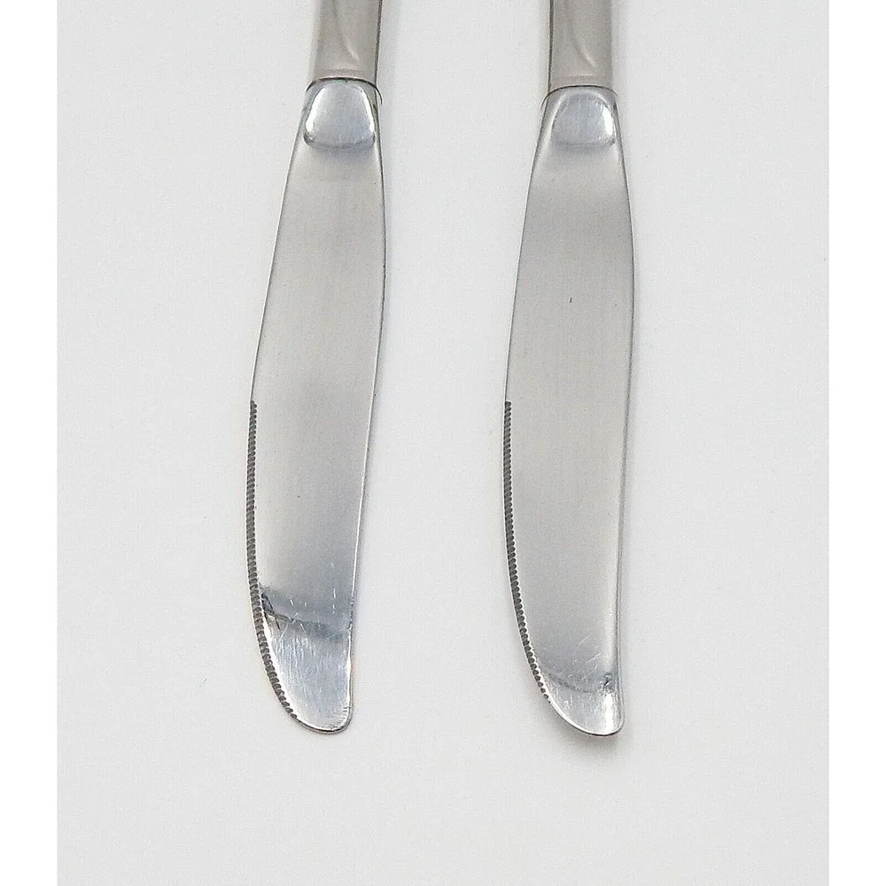 Oneida Flight Reliance Dinner Knives Stainless USA 9 Inch Set of 2